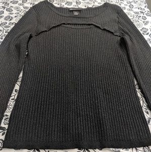 Black glitter sweater